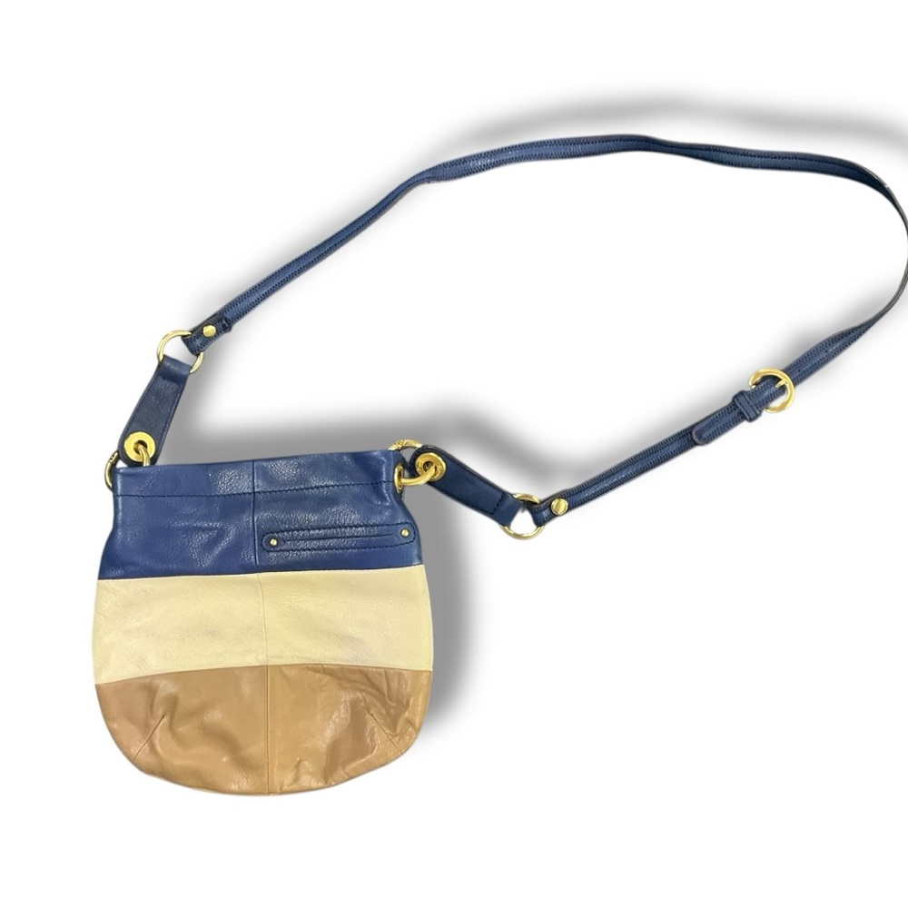 ๐โ B. Makowsky Leather Crossbody | Colorblock Cool ๐ผ - Picture 4 of 6